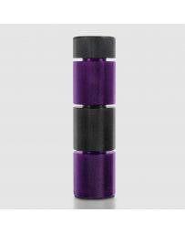 STREET AERO Custom Stackable Weighted Shift Knob - Black Top - Custom Black Top Purple Base Stackable Shift Knob