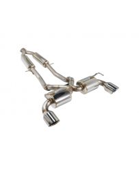 Remark V2 Y-Back Exhaust with Center-Pipe and Burnt Stainless Steel Tip Nissan 370Z 2009-2020