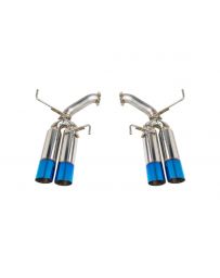 Remark Boso Edition Axleback Exhaust System with Burnt Blue Stainless Steel Tip Subaru WRX VB 2022+