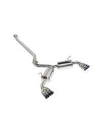 Remark Stainless FT86SF Quad Catback Exhaust with Burnt Tip Toyota Subaru 2013-2019