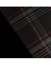 BRAUM Black & Red Plaid Fabric Material