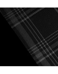 BRAUM Black & Grey Plaid Fabric Material