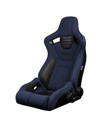 BRAUM ELITE-R Series Sport Reclinable Seats (Blue Cloth Black Trim) – Priced Per Pair