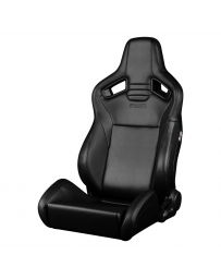 BRAUM ELITE V2 Series Sport Reclinable Seats (Black Leatherette Black Stitching) – Priced Per Pair