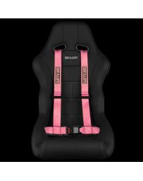 BRAUM Racing Harnesses 4 PT - Racing Harness 2” Strap Pink – Priced Per Harness