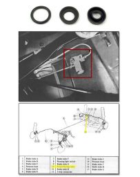 Proportioning Valve Seal Kit, 70-72 240Z w/ Sumitomo Valve