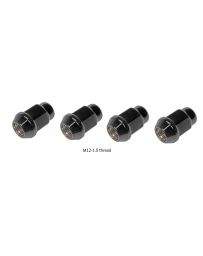 Lug Nut Black M12-1.5 Thread - Hex Drive (4)