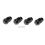 Lug Nut Black M12-1.5 Thread - Hex Drive (4)