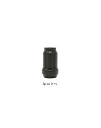 Lug Nut Black M12-1.5 Thread - Spline Drive (1)