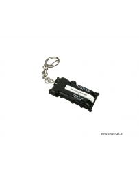 P2M METAL KEYCHAIN NISSAN S14 15 SR20DET BLACK