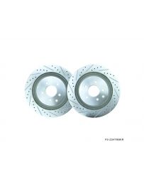 P2M NISSAN 370Z/G37 2009+ REAR BRAKE ROTORS (AKEBONO)