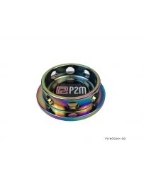 P2M ROUND NEO CHROME OIL CAP : NISSAN / HONDA