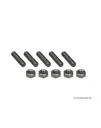 P2M STAINLESS T25 / T28 TURBO OUTLET STUD NUT SET M8X1.25