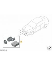 BMW Genuine OEM F30 F80 Front PDC Parking Sensors Retrofit Kit
