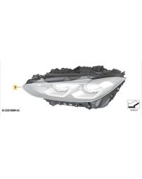 Genuine BMW OEM G80 M3 RHD Laser Headlights Set L + R