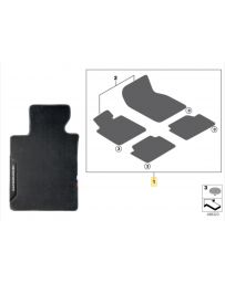 Genuine BMW M Performance G87 M2 RHD Floor Mats