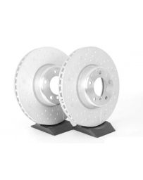 Genuine BMW OEM F20 M140i Front Brake Discs - Slotted & Drilled - Pair