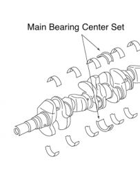 NISMO Main Bearing Center Set For NISSAN SKYLINE GT-R R32 R33 R34 RB26DETT RB25 12261-RRR30