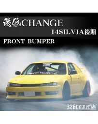 326POWER Change Nissan S14 Kouki Front Bumper