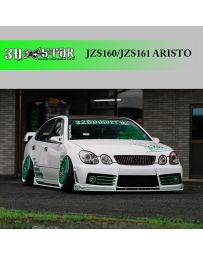 326POWER 3D☆STAR Body Kit for Lexus GS300/Toyota Aristo JZS161 - F/S/R Kit