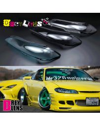 326POWER Nissan S15 D-REY Headlight Lens Covers - Smoked