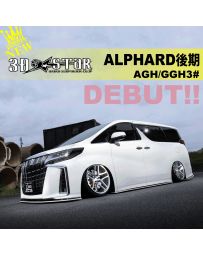 326POWER 3D☆STAR Alphard Kouki Kit - Front Under Spoiler