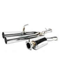 ISR Performance EP (Straight Pipes) Dual Tip Exhaust - Infiniti G35 Coupe 03-07