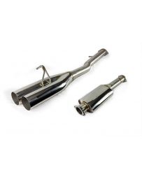 ISR Performance EP (Straight Pipes) Dual Tip Exhaust - Nissan 350Z 4"