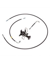 Chase Bays Brake Line Relocation for Mazda RX-7 FD with Single Piston Brake Booster Delete - Left Hand Drive