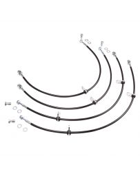 Chase Bays Caliper Brake Lines - 88-00 Civic / CRX & 90-01 Integra w/ Rear Disc - Front Lines