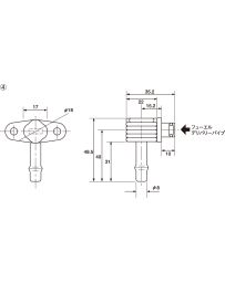 NISMO FUEL PRESSURE REGULATOR FOR UNIVERSAL FITTING 22672-RR710