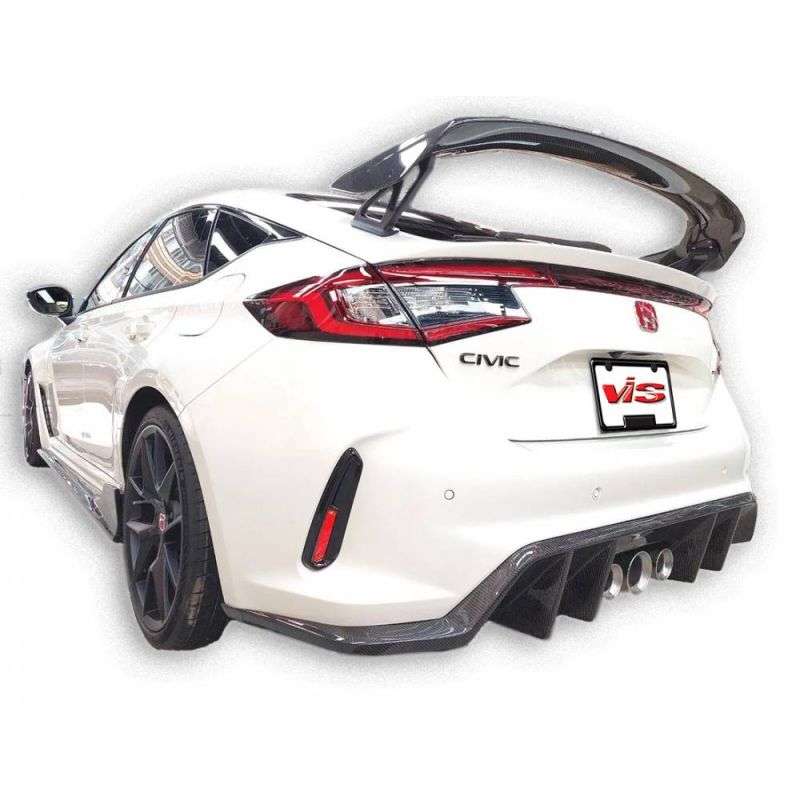 VIS Racing Carbon Fiber Rear Diffuser RS Style For Honda Civic FL5 Type ...