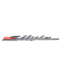 S15 Nissan JDM "Silvia" Signature Emblem Gunmetal - Nissan Silvia