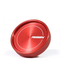 Toyota GT86 PERRIN Performance Round Style Red Anodized Oil Fill Cap