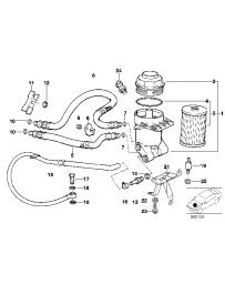 BMW OEM 11427510717 Oil Filter Element Set 1988-2003 BMW 11-42-7-510-717