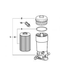 BMW OEM 11421704919 Oil Filter 1993-1995 BMW 11-42-1-704-919