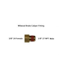 Wilwood Brake Caliper Fitting 1/8"-27 NPT to 3/8"