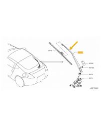 370z Z34 Nissan OEM Rear Windshield Wiper