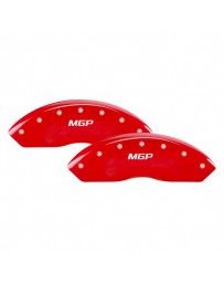 Toyota GT86 MGP Gloss Red Caliper Covers with MGP Engraving