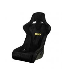 BRAUM FALCON-S Series Fixed Back Bucket Composite Seat Black Alcantara Carbon Kevlar Composite - Priced Per Seat