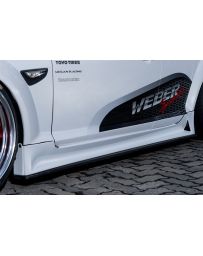 Weber Sports Mazda RX-8 Late Model Zenith Line Aero Kit - Side Under Panel Carbon