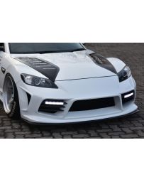 Weber Sports Mazda RX-8 Late Model Zenith Line Aero Kit - Front Bumper Duct Fin FRP Unpainted