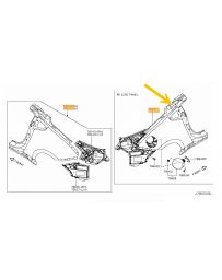 370z Z34 Nissan OEM Rear Quarter Fender Panel - RH