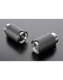 AimGain Pure VIP Exe Type 1 Carbon Shot Muffler S/S + Carbon Tips Lexus LX570 Kouki 2015-2021