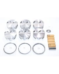 Kameari Forged Racing Piston Kit Set L6 - 88.5mm Valve Recess Depth IN 5 EX 5 Volume 3.2cc