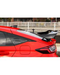 M&M Honda CIVIC FL5 Vortex generator window panel/FRP & gloss black painted