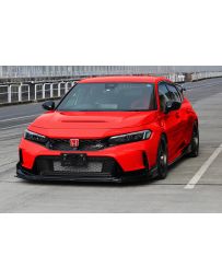 M&M Honda CIVIC FL5 front lip spoiler/FRP & gloss black painted