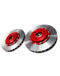 M&M Honda CIVIC FL5 lightweight 2-piece brake rotor KIT front/genuine replacement type