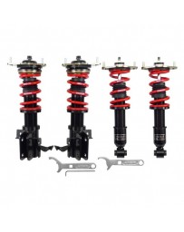 Toyota GT86 RS-R 0.6"-2.4" x 1.0"-2.6" Black Front and Rear Lowering Coilover Kit