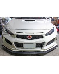 M&M Honda CIVIC FK8/7 M&M HONDA front under diffuser/carbon-FRP